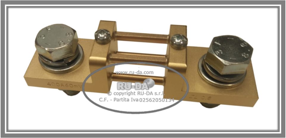 Shunt 400A 60mV Nebenwiderstand 400A 60mV Nebenwiderstande 400A 60mV Dérivateur 400A 60mV Derivatore di corrente 400A 60mV Derivador (shunt) de corriente continua 400 A 60 mV Derivador amperímetro 400A 60mV Shunt400A60mV Current Shunt Resistors 400A 60mV Résistance de shunt 400A 60mV RU-DA SHUNT ITALIA DIN 43703