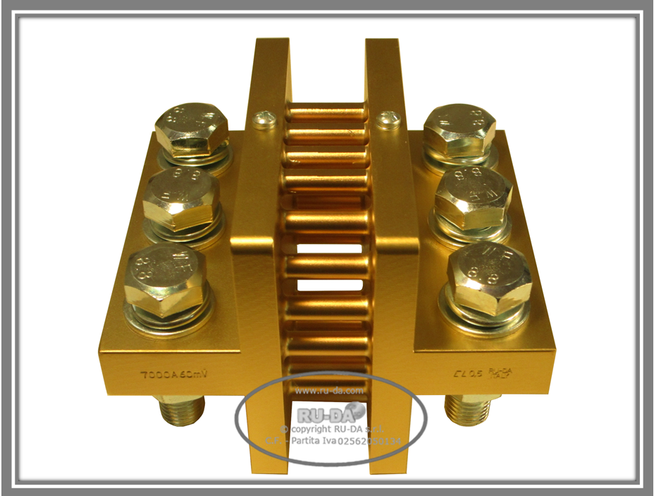 Shunt 7000A 60mV Nebenwiderstand 7000A 60mV Nebenwiderstande 7000A 60mV Dérivateur 7000A 60mV Derivatore di corrente 7000A 60mV Derivador (shunt) de corriente continua 7000 A 60 mV Derivador amperímetro 7000A 60mV Shunt7000A60mV Current Shunt Resistors 7000A 60mV Résistance de shunt 7000A 60mV RU-DA SHUNT ITALIA DIN 43703